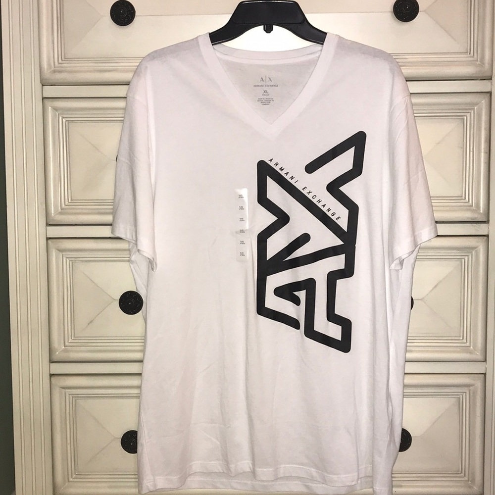 Armani Exchange White T-Shirt XL